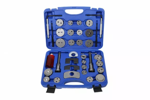 BlueSpot Brake Caliper Kit 35pc Piston Wind Back Tool Left Right Thread Service