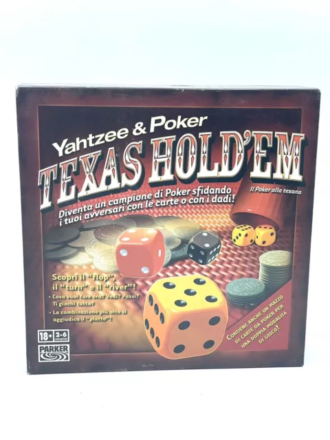 2007#TEXAS HOLD’EM Yahtzee & Poker poker alla texana Parker gioco  Nuovo#D