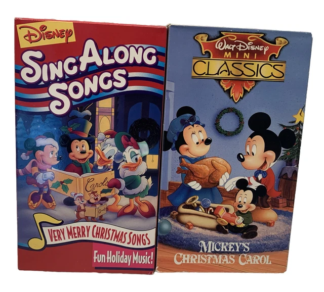 DISNEYS VERY MERRY Christmas Sing Along Songs &Mickeys Christmas Carol