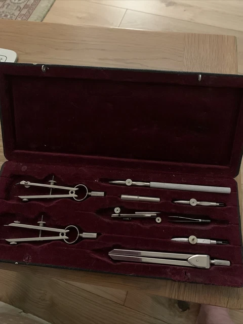VINTAGE HELLERMAN COMPASS Set G5/410 £18.00 - PicClick UK