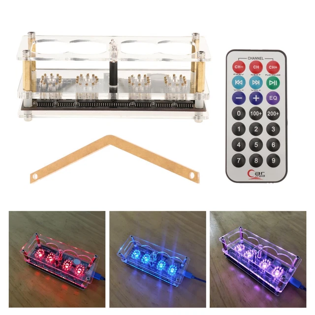 DIY IN12 NIXIE Tube Kit Digital Clock Beautiful Gift without Tube £35. ...