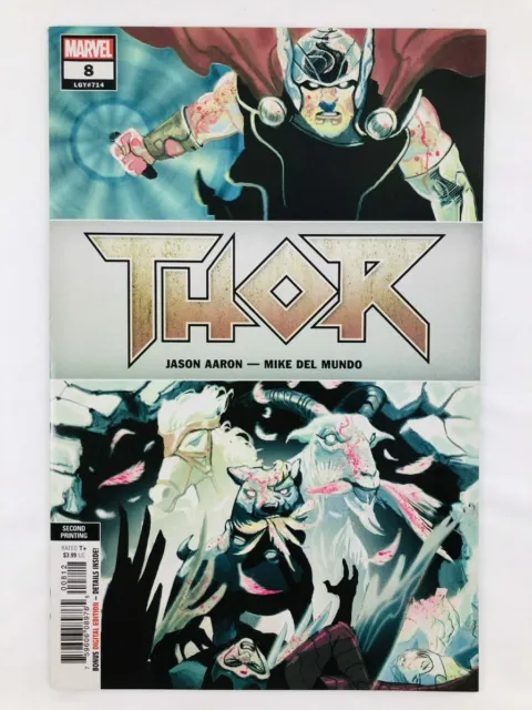Thor #8 Del Mundo 2nd Printing Variant Cover Marvel Comics 2018 VF/NM