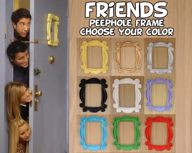 FRIENDS FRAME TV show 🎁 peephole frame monica's door ❤️ you'll love it !!  $39.95 - PicClick