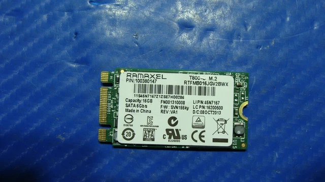 Lenovo IdeaPad  15.6" U530 Ramaxel SATA M.2 16GB SSD Solid State Drive 45N7167