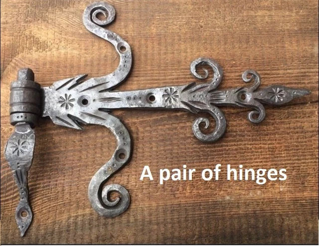Medieval hinge Strap hinges Renovation Viking Gate Door Christmas Wedding Barn