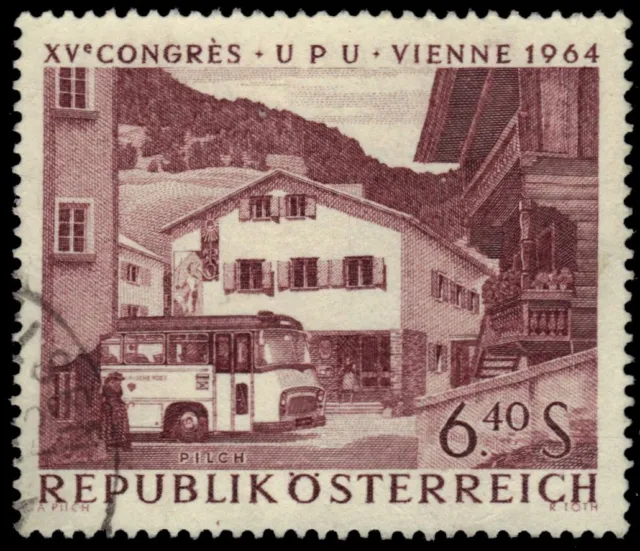 AUSTRIA 736 - UPU Congress "Saalback Post Office" (pb19785)