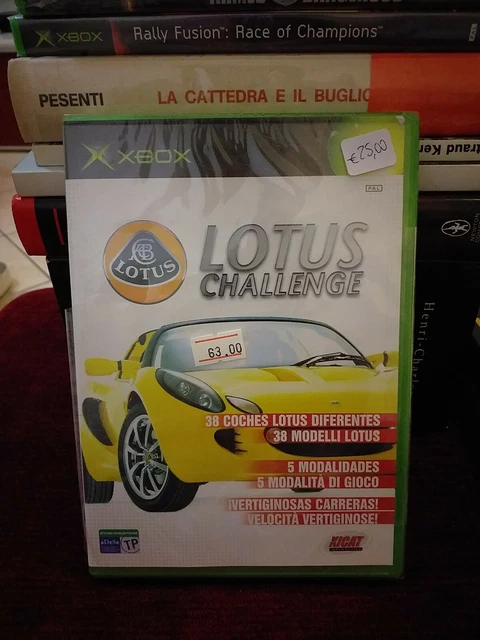 lotus challenge x.box videogioco nuovo ancora in cellophane 25 euro più 1.90 spe