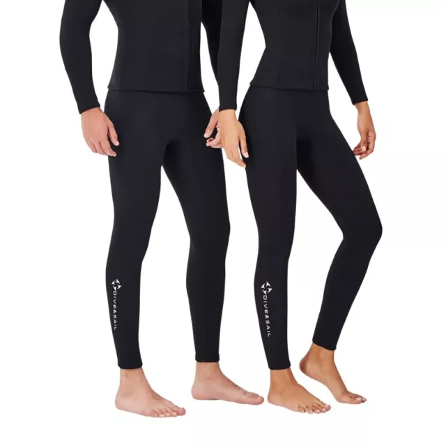 2mm Wetsuit Pants Diving Suit for Men Women Swim Surfing UPF 50+High Waist Pants