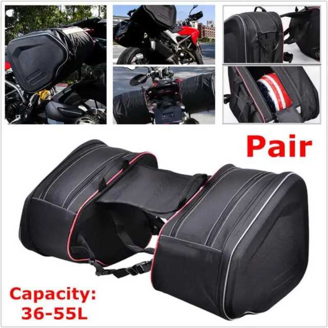 Motorcycle Bikes Travel Bag Saddlebag Waterproof Double Side Storage Bag Luggage