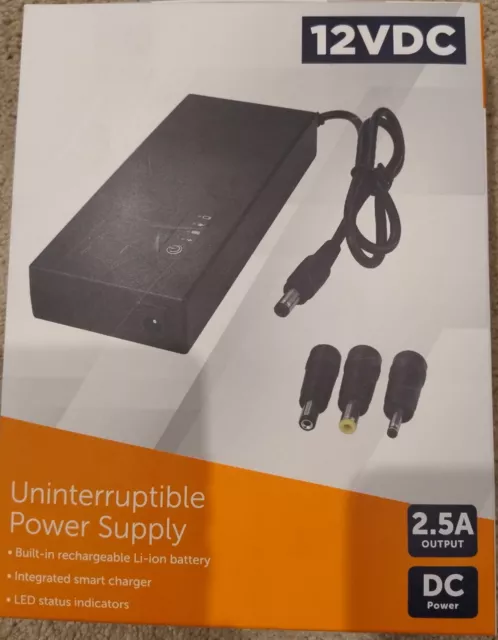 12V 2.5A DC to DC Uninterruptible Power Supply POWERTECH