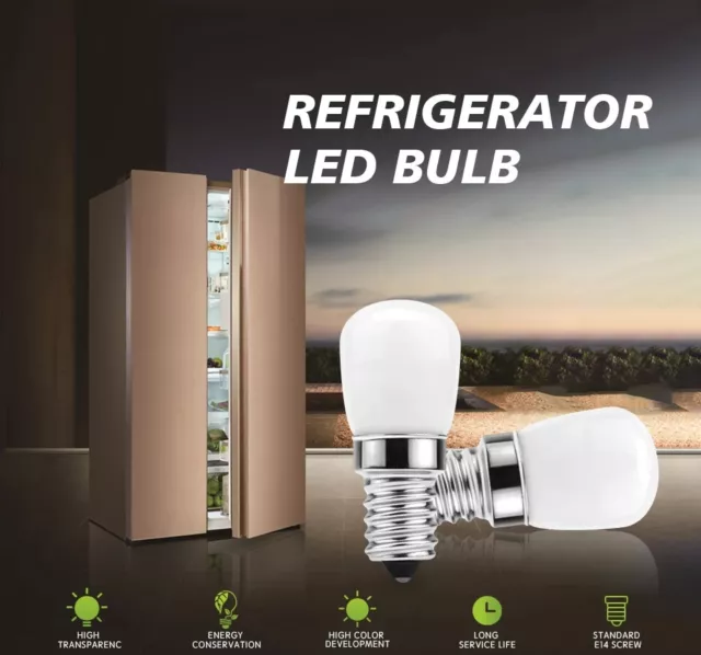 LED Kühlschranklampe E14 Lampe Birnenformlampe 2,5W = 25W 180lm 230V 4000K weiß