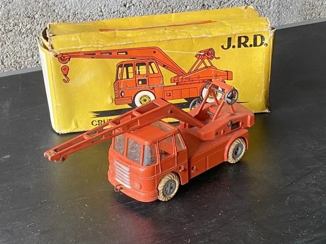 Jouet Ancien Grue Mobile Joustra B-P (Boilot Petolat) - Vintage - Occasion - Montage Rapide
