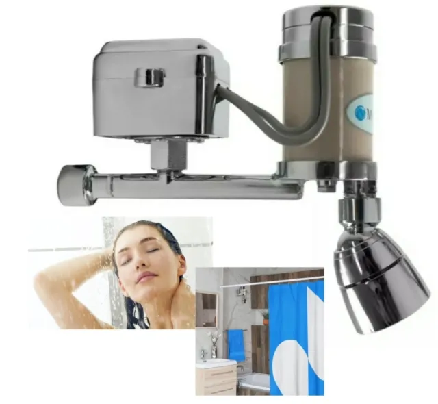 New Marey Home Compact Tankless Shower Water Heater Mini Marey  110V 2.6Kw