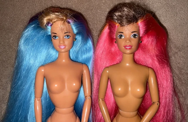 1996 Hula Hair Barbie (African American) and Teresa Barbie Doll (DOLLS ONLY) 1996 Hula Hair Barbie (African American) and Teresa Barbie Doll (DOLLS ONLY)