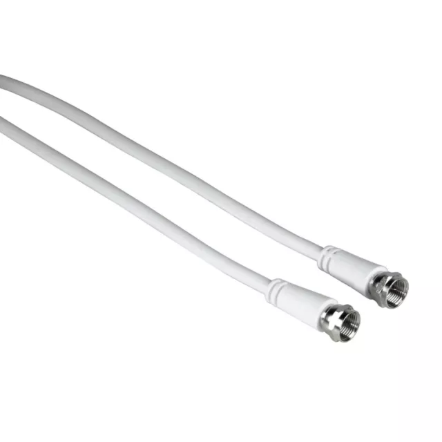 Hama 5m Sat-Kabel 75dB Antennen-Kabel F-Stecker Koax-Kabel Koaxial-Kabel HD TV