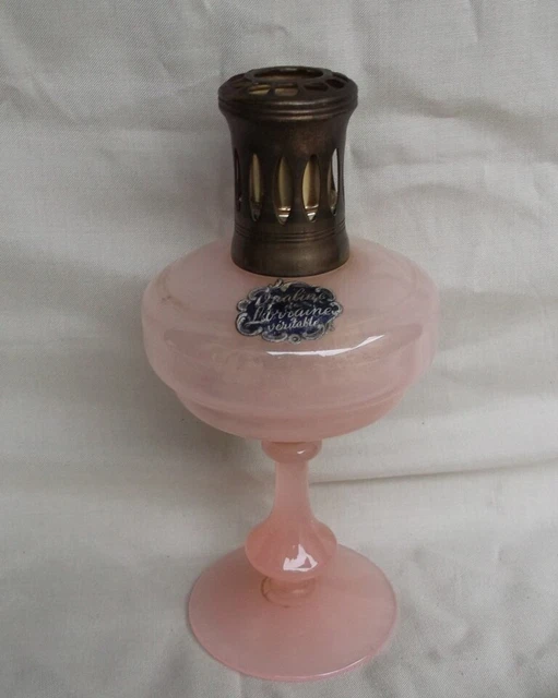 Lampe Berger Opaline Rose De Lorraine Véritable - Wallerystal - Occasion