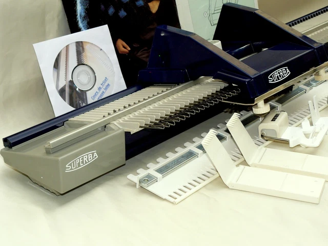 Machine à Tricoter Phildar Big'Phil - 126 Aiguilles, Rose, Pour Grosse Laine