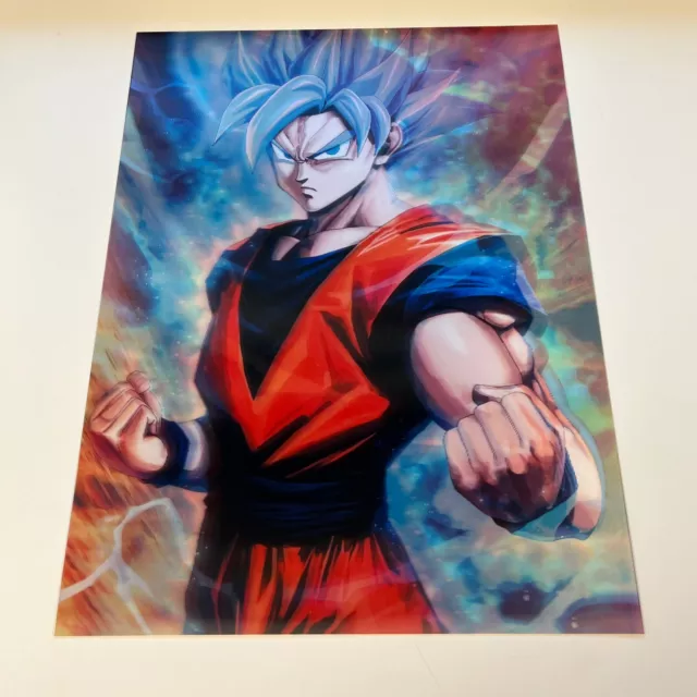 Dragon Ball Super 3D Holographic Poster - Goku Legendary Transformations