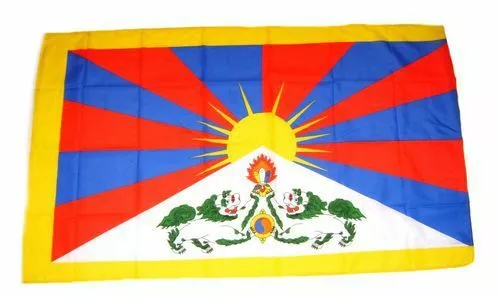 Fahne / Flagge Tibet 30 x 45 cm