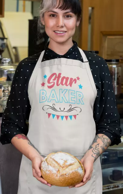 GBBO Star Baker Apron - Funny Baking Bake Cake Cooking British Gifts Presents