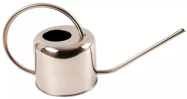 Esschert Design Stainless Steel Watering Can Modern Style, Small