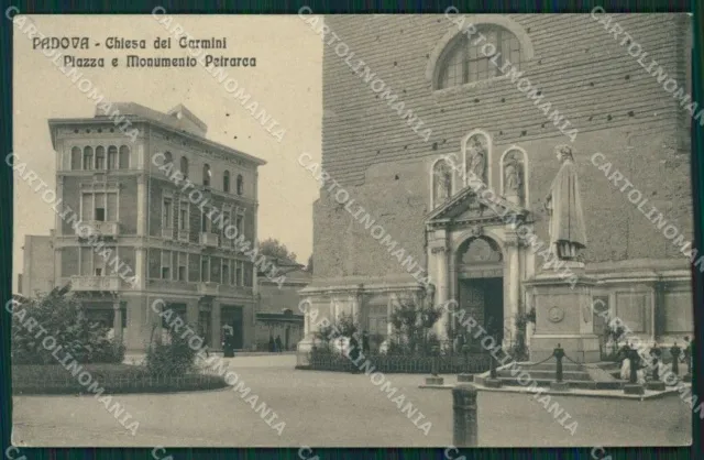 Padova Città PIEGATA cartolina QT1350
