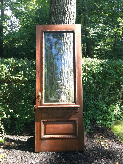 Antique Oak Door From A Brownstone In Harlem Over 100 years old