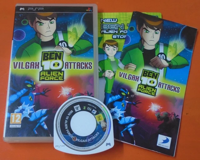 BEN 10 ALIEN Force: Vilgax Attacks (Sony PSP, 2010) - European Version