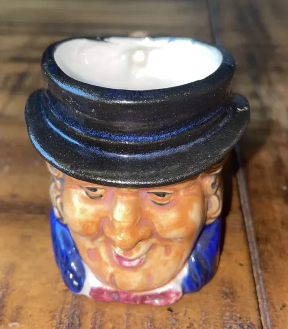 Vintage Occupied Japan Small Porcelain Small Toby Colonial Man W/Hat Face Mug