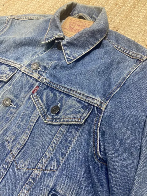 LEVIS Classic Denim Jean Jacket Size S (UK 10)