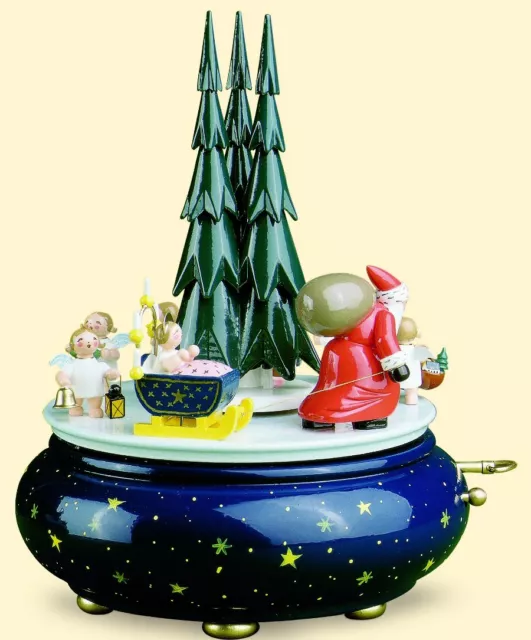 Wendt & Kühn Spieldose Spieluhr Weihnachtszug ohdu fröhliche 5336/35A Erzgebirge