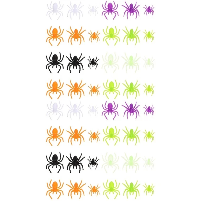 2x Anillos de Araña Halloween Fiesta Favor Halloween Spider Decoración