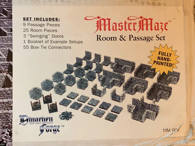Dwarven Forge Master Maze Room & Passage Set MM 002 Original Dwarven Forge Master Maze Room & Passage Set MM 002 Original