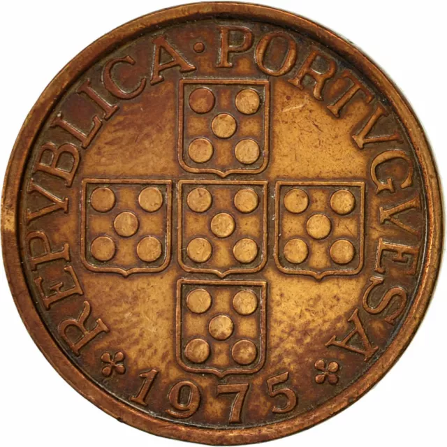 [#420148] Moneda, Portugal, 50 Centavos, 1975, MBC, Bronce, KM:596