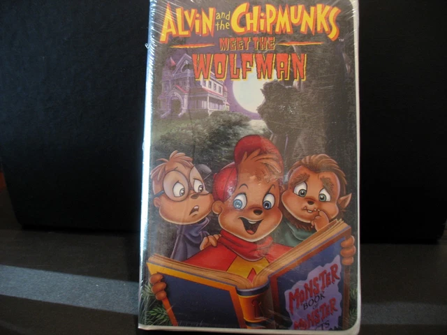 NEW & SEALED Alvin and the Chipmunks Meet the Wolfman VHS tape movie ...