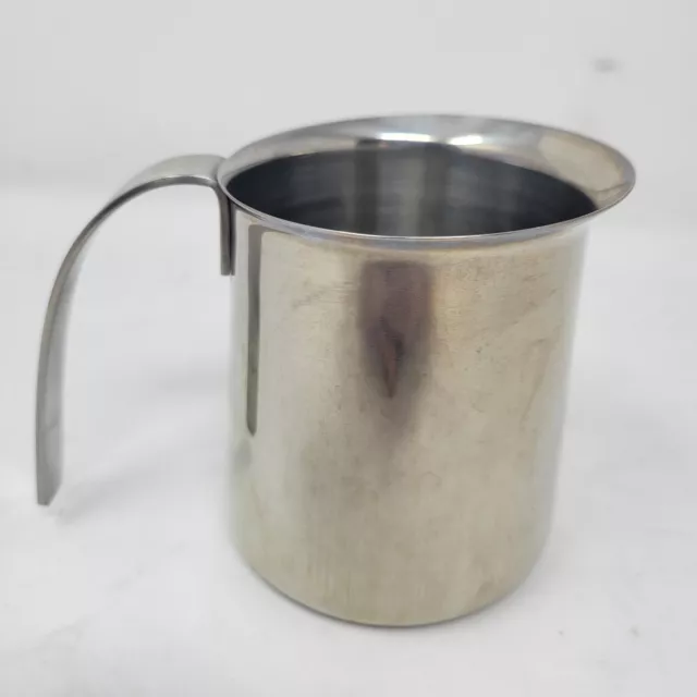 KRUPS 18/8 Stainless Steel Milk Cream Frothing Steaming Pitcher 3 cup w1
