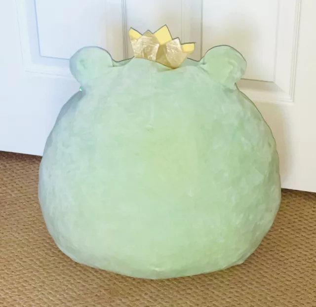 Kellytoy Squishmallow Fenra The Frog Prince 20” X-Large Plush Toy Green 2