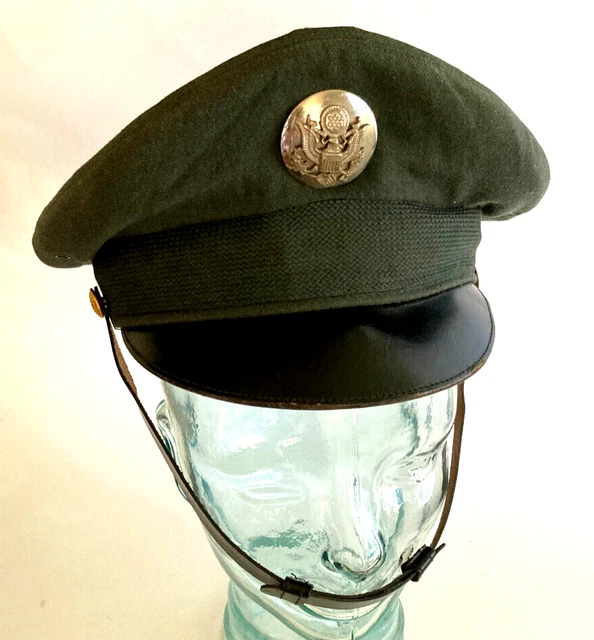 VTG 1957 U.S. Army Enlisted Service Dress Military Cap Hat H.L.US
