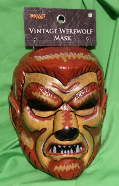 Vintage Werewolf Mask Spirit Halloween FOR SALE! - PicClick