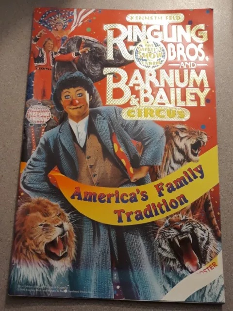 Ringling Bros And Barnum Bailey Circus Program St Edition