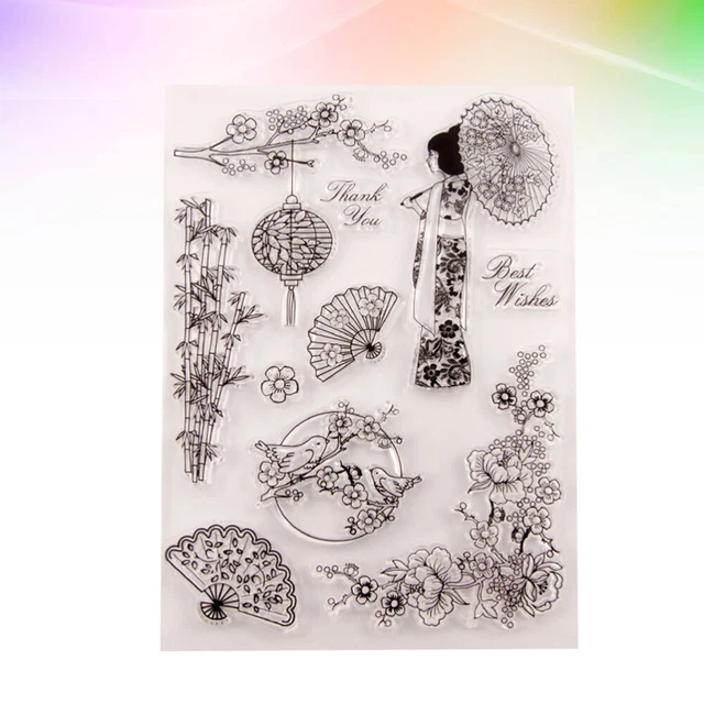 Tampon Transparent Silicone Poisson Rouge - Pour Scrapbooking, Cartes, Bricolage, Gaufrage, Réutilisable