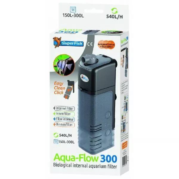 Superfish Aqua Flow 300 Internal Filter Fish Tank Aquarium up to 300L 540L/H