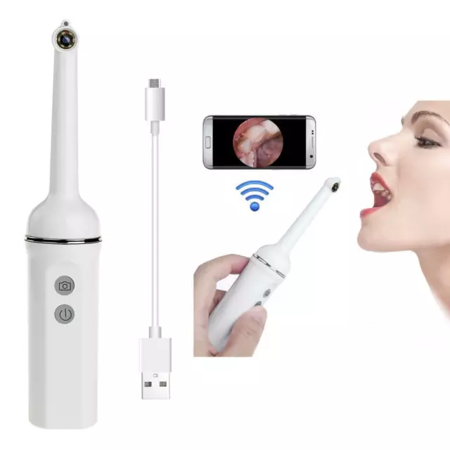 Orale Senza Fili WiFi Telecamera Intraorale Endoscopio USB HD Regolabile