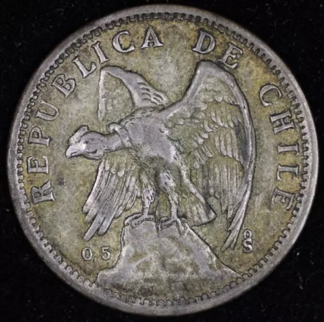 1927 Chile Silver 1 Peso