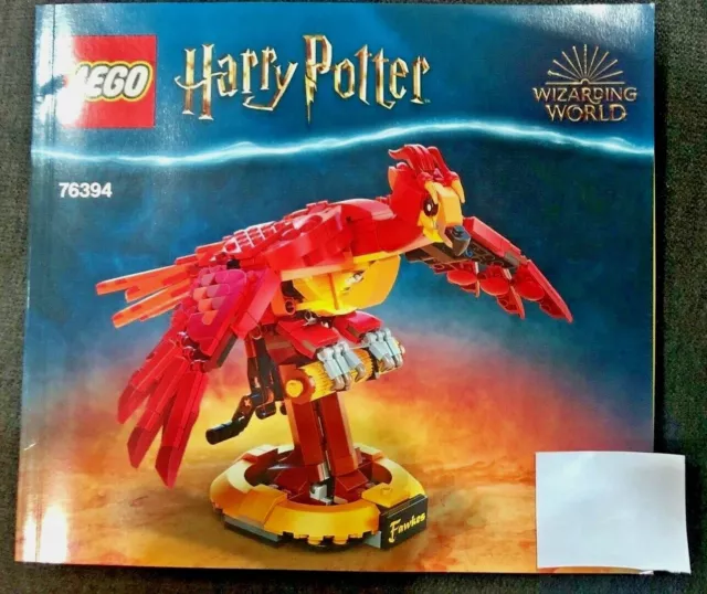 Lego Harry Potter Instruction Manual: Fawkes, Dumbledore's Phoenix- Manual Only