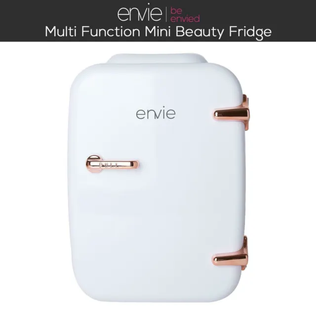 Envie 4L Multi-Function Beauty Mini Fridge, AC/DC/USB Powered Warming System