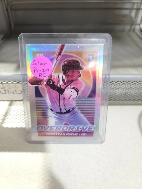 2021 Chronicles Overdrive #11 Christian Pache RC Silver  Prizm Atlanta Braves