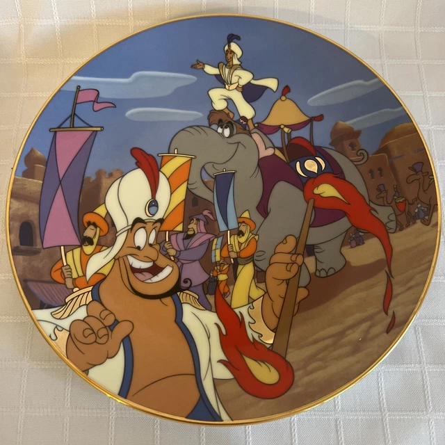 Walt disney s make way for prince ali aladdin plate bradford exchange