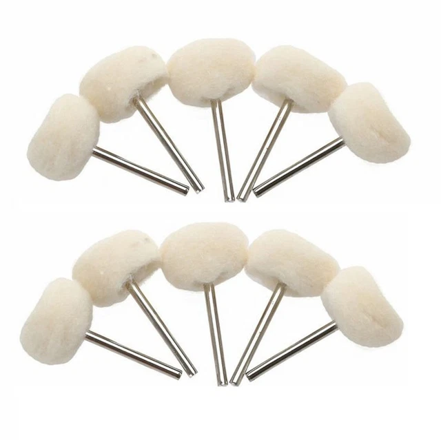 10PC 2.35mm 3mm Laine Polissage Brosse Arrivée Balle Roues Polissage Neuf