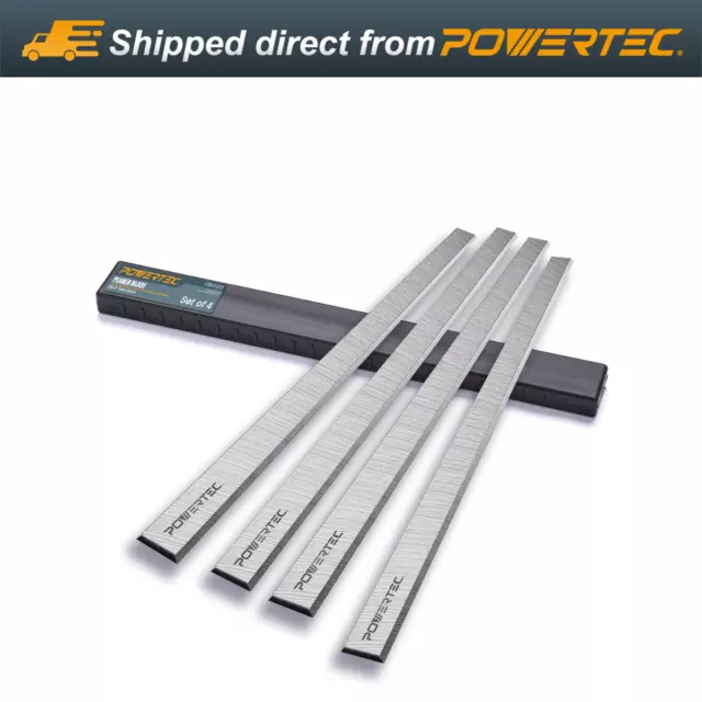 POWERTEC 12 Inch Planer Blades for Delta TP300, 22-540, 22-547 Planer Knives 4PK